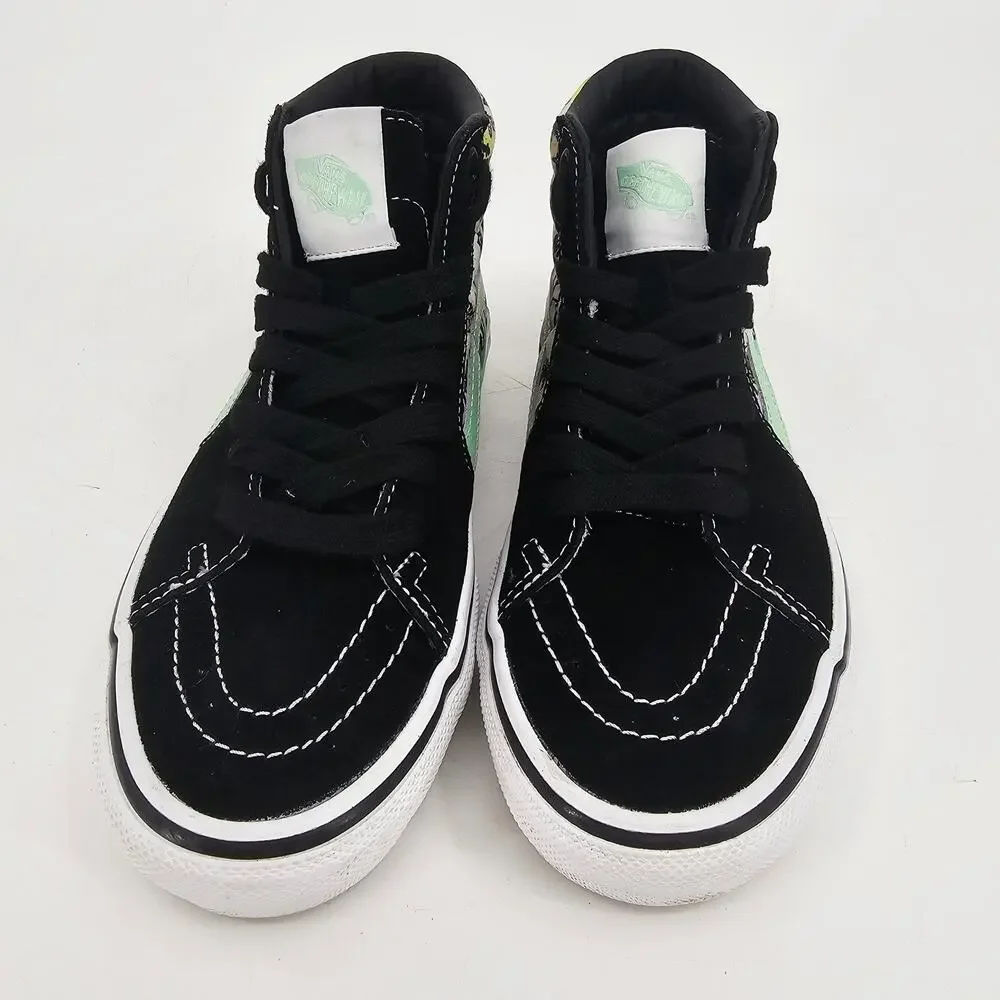 Vans Skate Sk8-Hi Shroom Doom Black Green Skate Sneaker Men's 5 fits Women's 7 - Picture 2 of 10